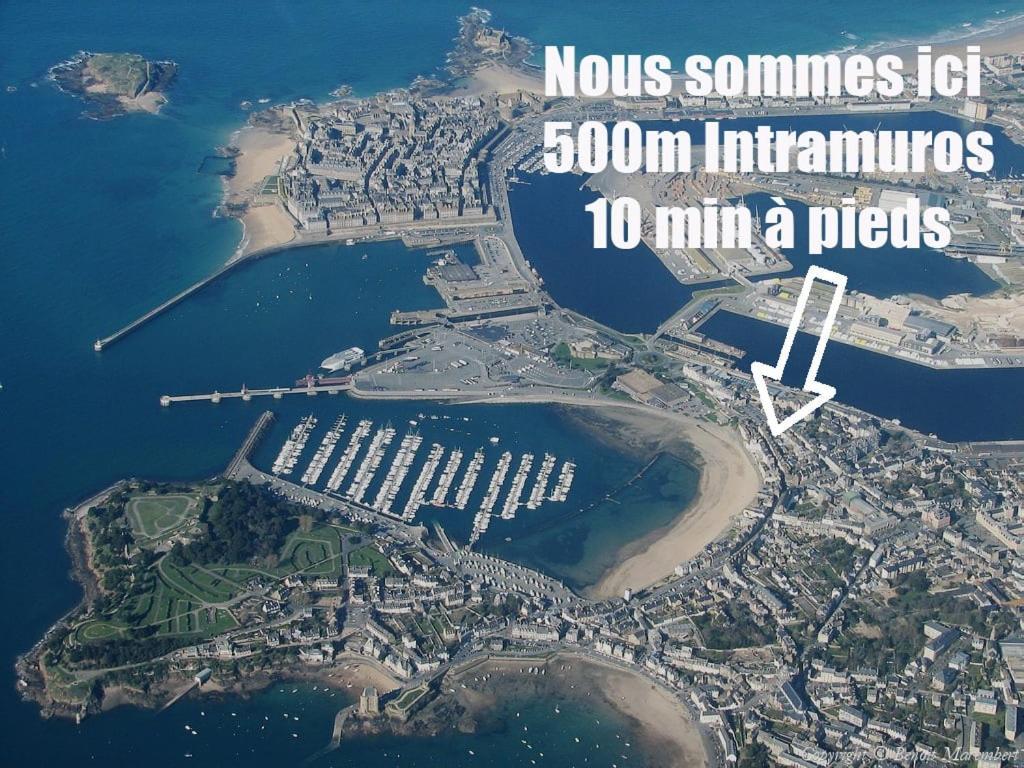 L'Annexe - Plage 50 M Et Remparts A 500 M Saint-Malo Exterior foto